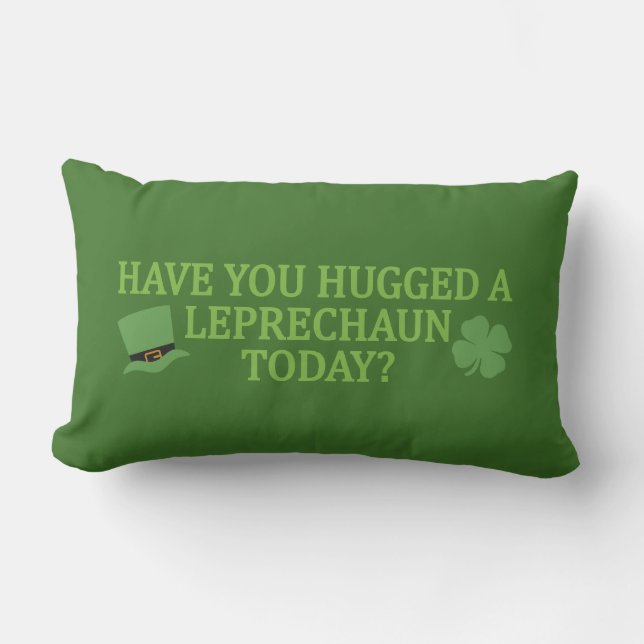 Leprechaun Hug lancer oreiller (Recto)