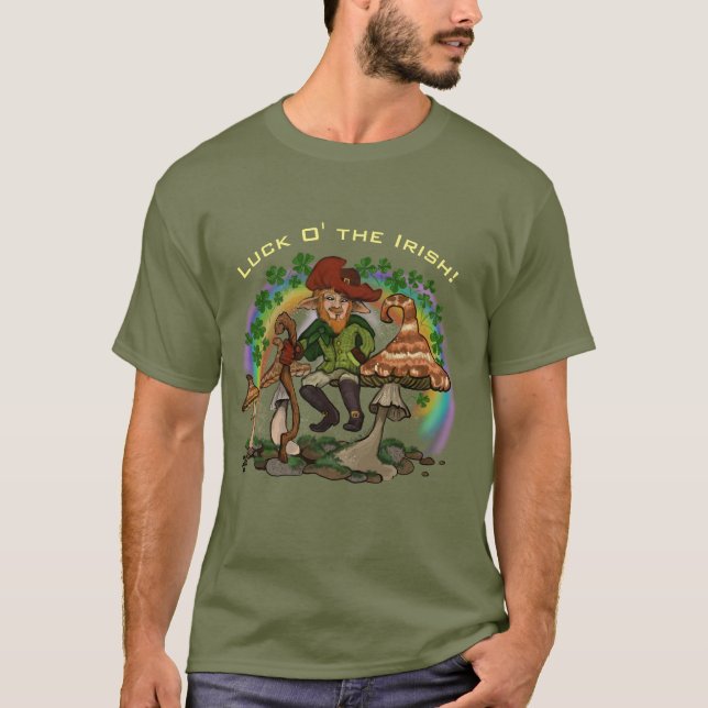 Leprechaun, Luck O'the Irish ! T-shirt (Devant)