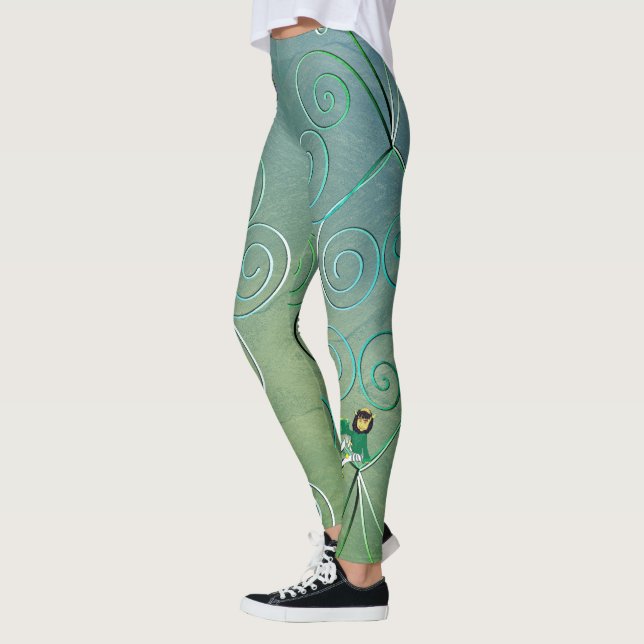 Leprechaun St. Patrick's Leggings (Gauche)
