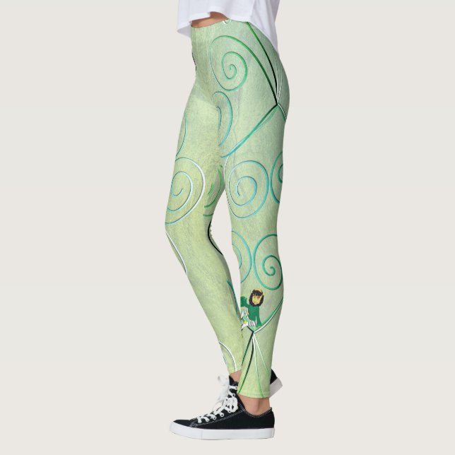 Leprechaun St. Patrick's Leggings (Gauche)