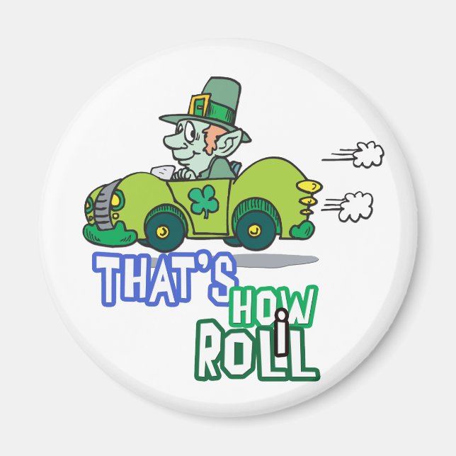 Leprechaun St. Pattys Magnet (Devant)