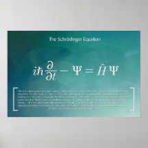 L'équation Schrödinger - Poster Math