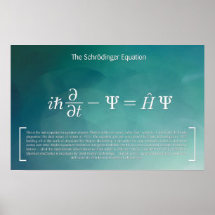 L'équation Schrödinger - Poster Math