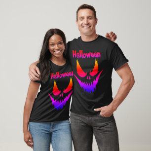 L'équipe Boo Orange Halloween T-Shirt Famille à as