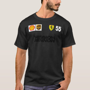 L'équipe Carlos Sainz SF 2021 porte un T-shirt cla