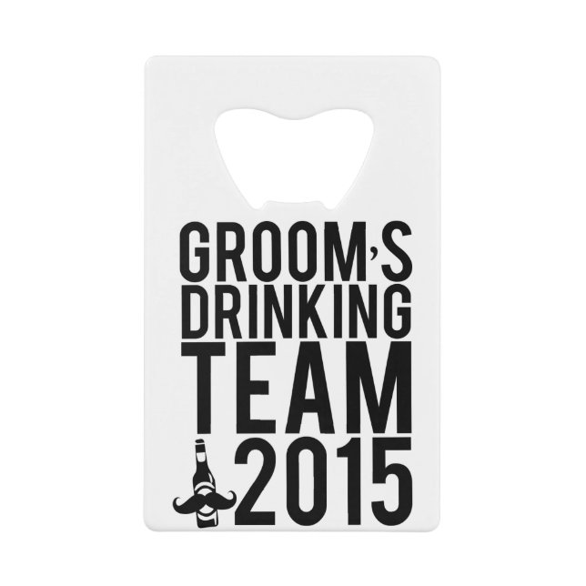 L'équipe de boisson de Groom 2015 (Devant)