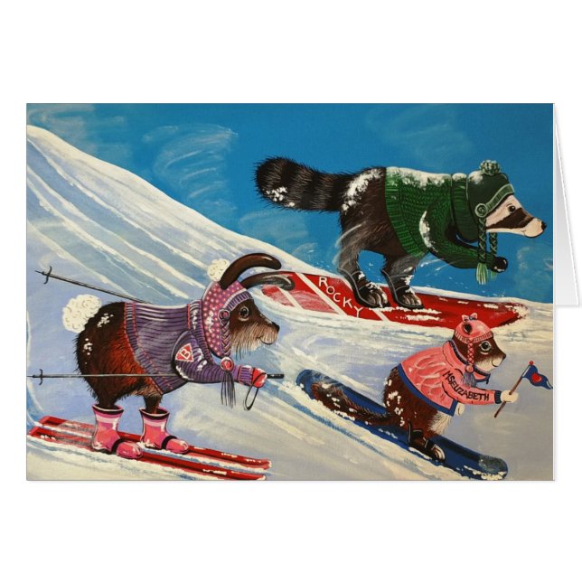 L'équipe de ski de Mme Elizabeth (Devant horizontal)