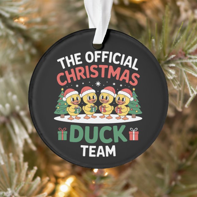 L'équipe officielle de canards de Noël Chapeau de  (Arbre)