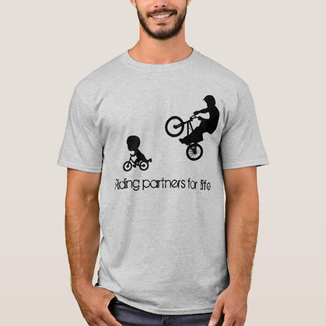 L'équitation de BMX Partners le T-shirt de papa (Devant)
