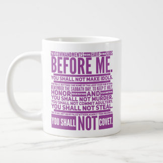 Les 10 commandements Jumbo Mug