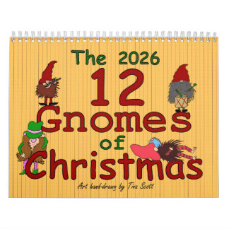 Les 12 Gnomes du calendrier Noël 2026