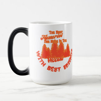 Les 70's Tangerine Camping Souvenirs Magic Mug
