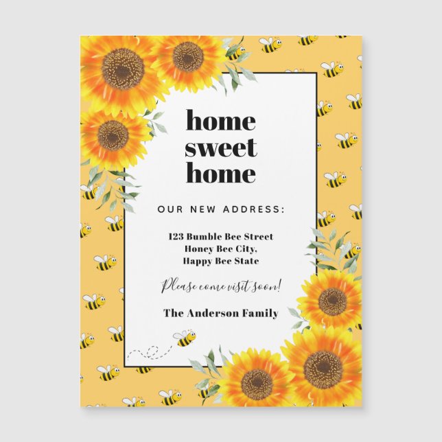 Les abeilles des tournesols déménagement (Devant)