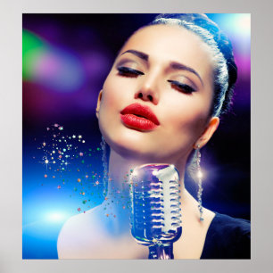 Les affiches de musique chaude de Smokin