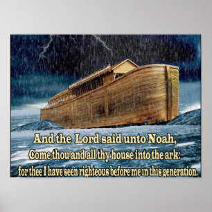 Les affiches de Noah sur les écritures chrétiennes