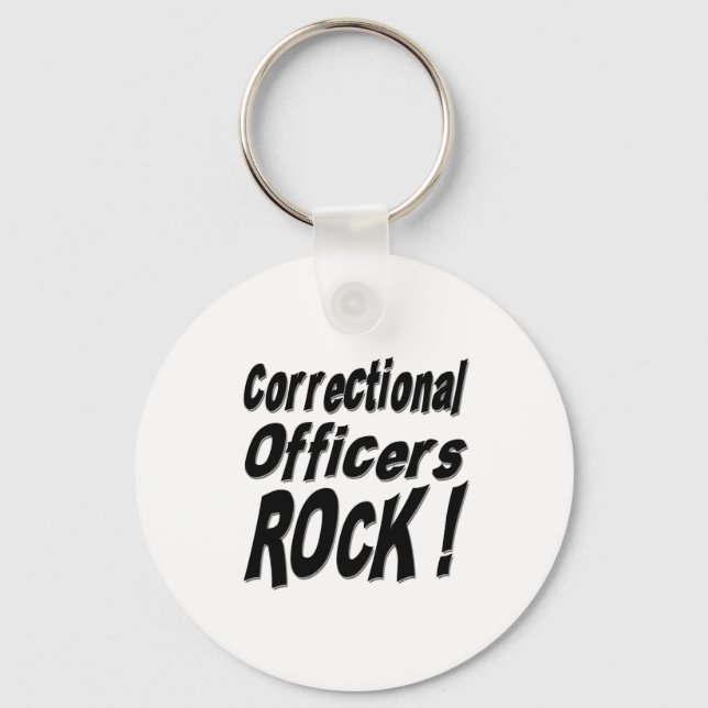 Les agents correctionnels Rock ! Porte-clés (Recto)
