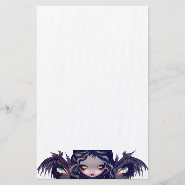 "Les ailes papeterie ont yeux" (Devant)