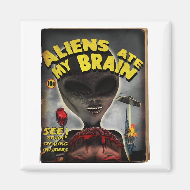 Les Aliens mangent mon aimant cérébral (Devant)