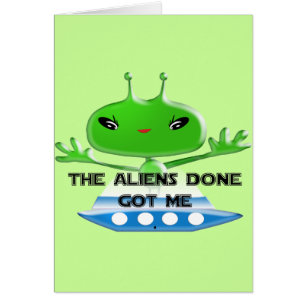 Les Aliens M'Ont Fait Drôle Mignonne Branchée