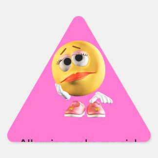 Les allergies me rendent malade autocollant