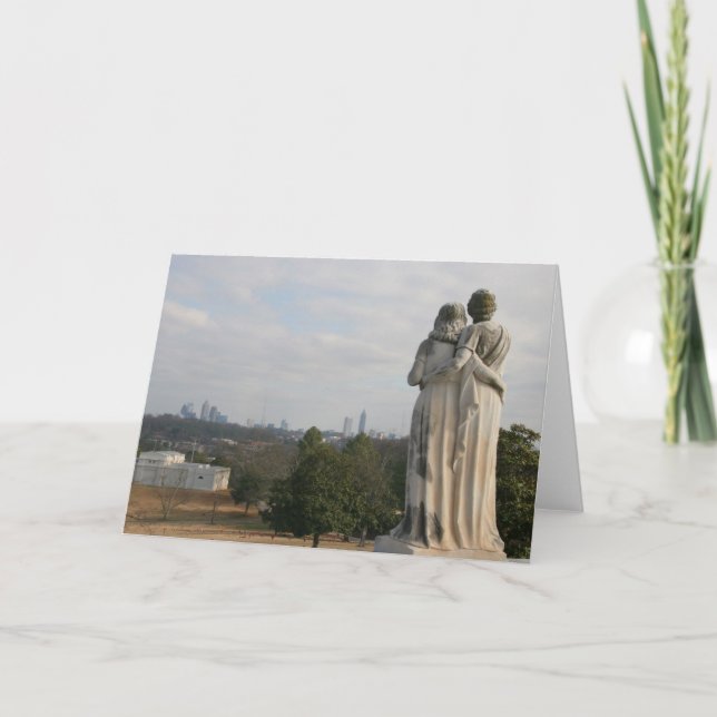 Les amants ont immortalisé la carte de voeux (Devant)
