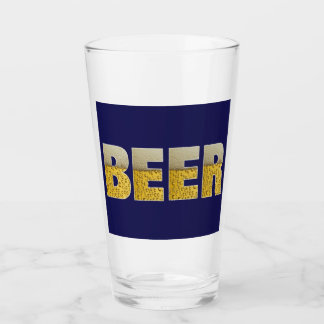 Les amateurs de bière d'or bleu Boire du verre