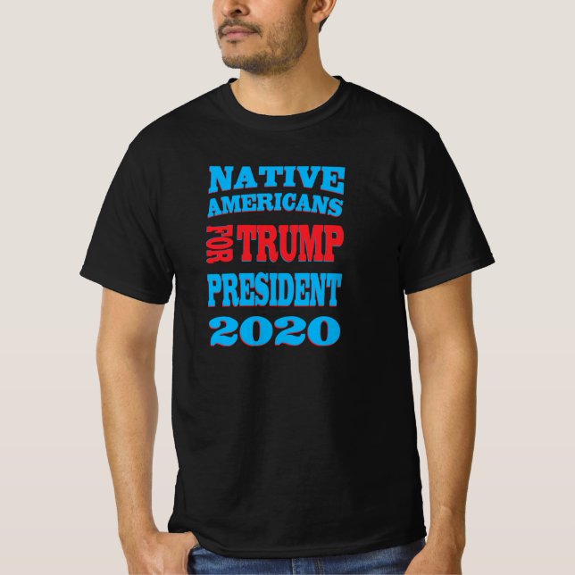 Les Amérindiens pour le t-shirt présidentiel 2020 (Devant)