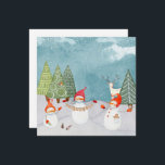 LES AMIS DE SNOWMAN & WOODLAND EN WONDERLAND HITER<br><div class="desc">Cette belle collection vibrante de dessins pour enfants, présente une variété de mignons bonhomme de neige et d'animaux aquarelle dans une scène de neige hivernale.Sweet bonhomme de neige jouant sur un beau hivernage. Les arbres couverts de neige brillent de la neige légère du soleil brillant pendant que la neige tombe....</div>