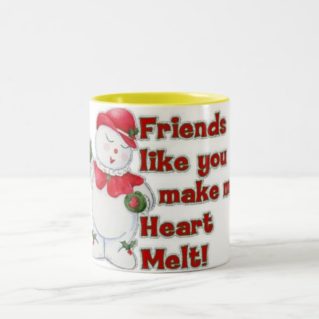 "LES AMIS FONT DE VOTRE COEUR UN MELT" MUG (Centre)