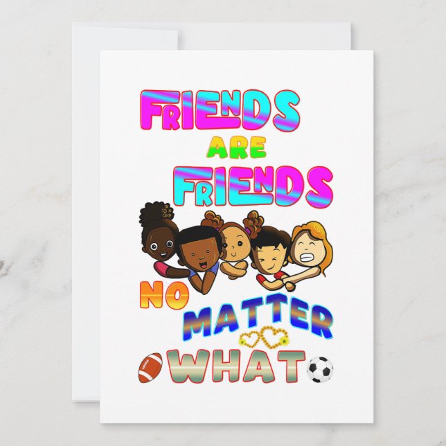 Les Amis Sont Amis Peu Importe Ce Que (Devant)