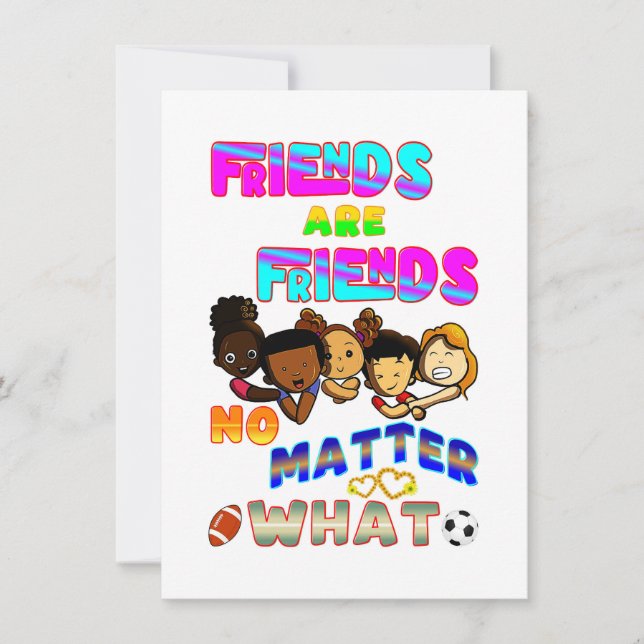 Les Amis Sont Amis Peu Importe Ce Que (Devant)