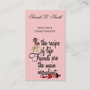 Les amis sont le carte de visite principal