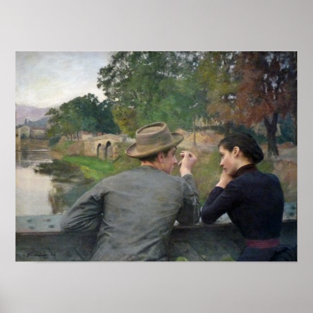 Les amoureux, 1888 Poster (Devant)