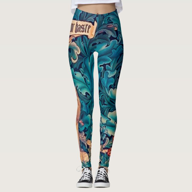 Les animaux dans la forêt, William Morris Leggings (Devant)