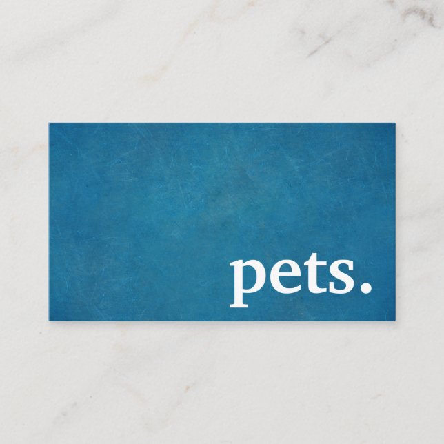 Les animaux de compagnie en damier modernes. carte (Devant)