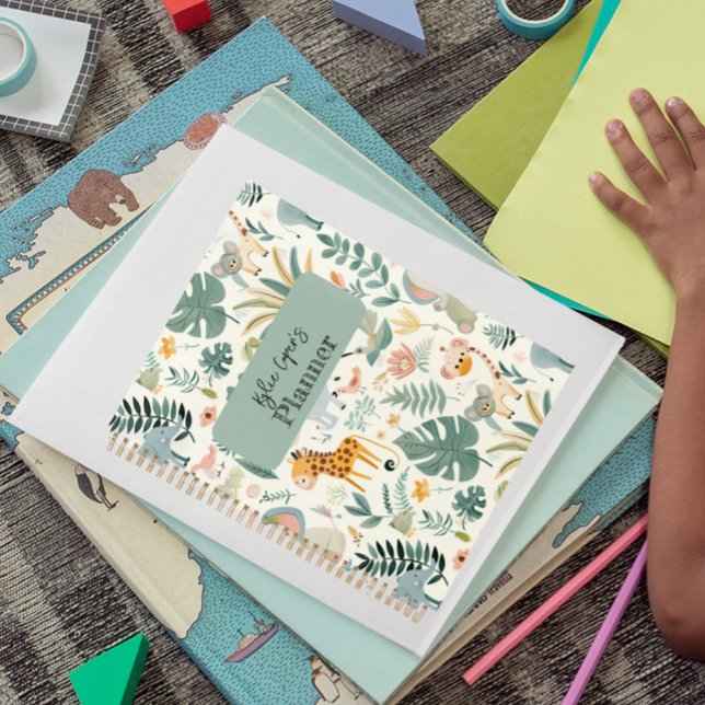 Les Animaux De La Jungle Pastels Retour À L'École  (Créateur téléchargé)