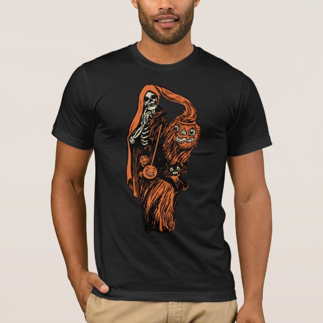 les années 1920 Halloween ont enveloppé le T-shirt (Devant)