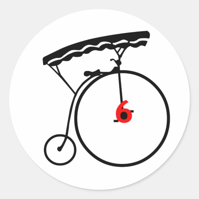 les années 1960 le prisonnier - autocollant du (Devant)