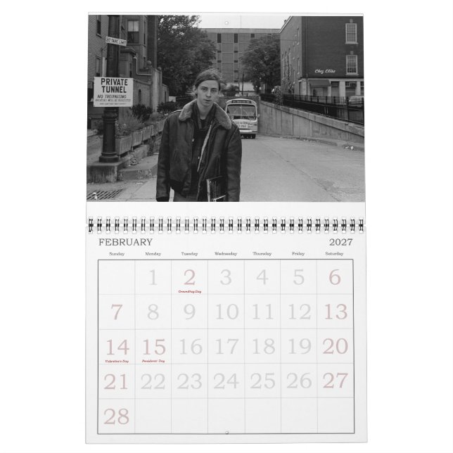 Les années 1970 en noir et blanc - calendrier 2019 (Feb 2027)