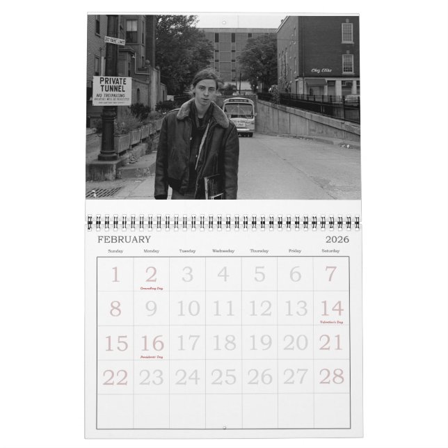Les années 1970 en noir et blanc - calendrier 2019 (Feb 2026)