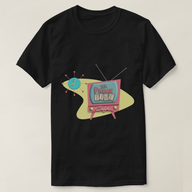 les années 50 Prime Time Cafe Classic T-Shirt (Design devant)