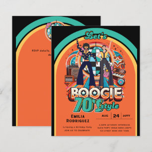 les années 70 Boogie Retro Disco Danser Anniversai