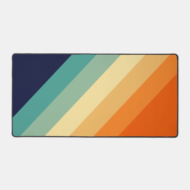 Les années 70 coloré 80s Retro Stripes (Recto)