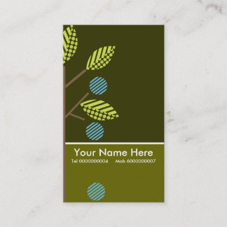 Les Arbres Et Leurs Cartes de visite Fruits