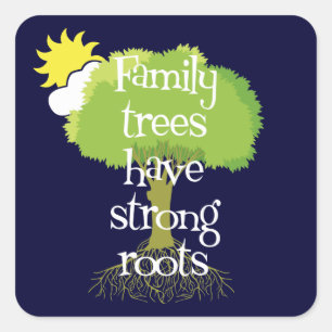 Les Arbres Familiaux Ont De Fortes Racines Sticker