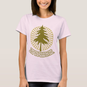 Les arbres font à des dames d'air le T-shirt