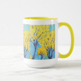 Les arbres jaunes mug