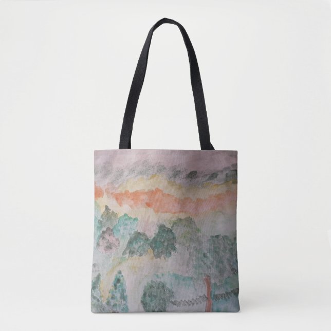 Les Arbres Sur Le Sac fourre-tout De Baie (Devant)