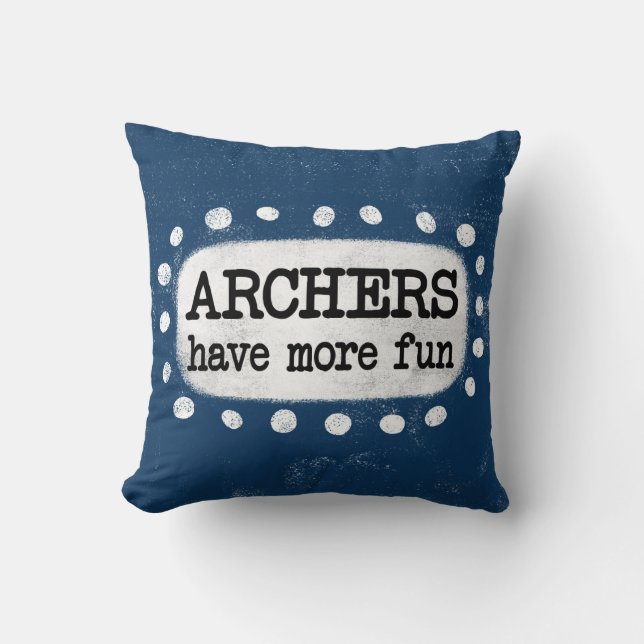 Les Archers Ont Plus D'Amusants Oreillers À Jets (Recto)