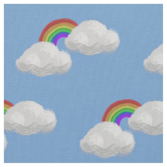 Les arcs-en-ciel sans fin ont modelé le tissu (Fermer)